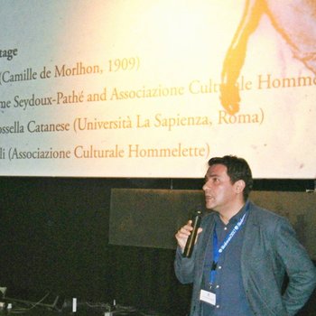 Simone Venturini alla serata inaugurale di FilmForum