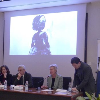 Da sinistra Gianluca Madriz, Nicoletta Vasta, Andrea Zannini, Livia Zucalli, Simone Venturini