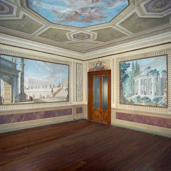 19th century frescoes by Marino Urbani