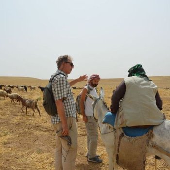 Daniele Morandi Bonacossi e Alberto Savioli con pastore curdo
