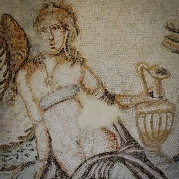 Mosaici delle Grandi Terme spostati e conservati nel Lapidario del Museo Nazionale di Aquileia