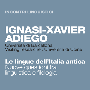 Le lingue dell'Italia antica. Nuove questioni tra linguistica e filologia